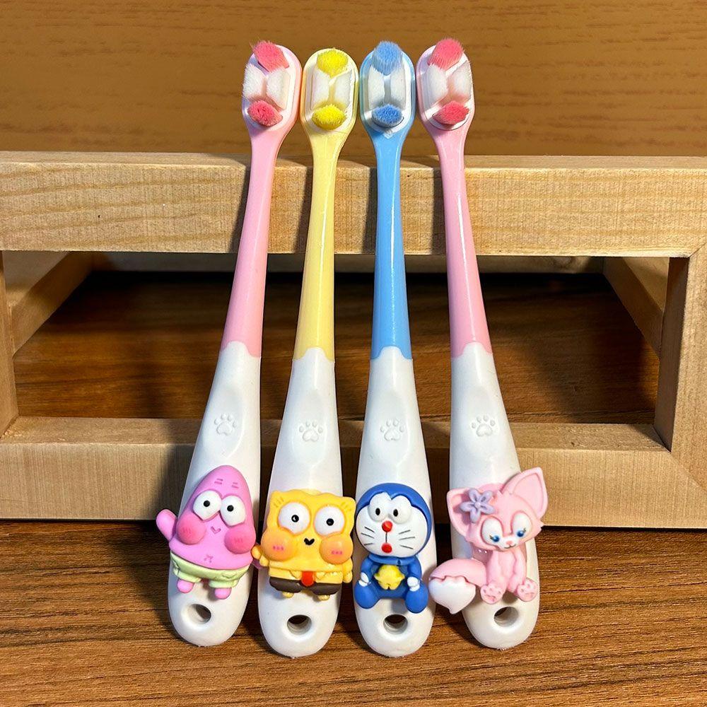 Bàn Chải Đánh Răng Lông Mềm Hình Pikachu Dễ Thương Cho Bé Từ 3-6 - 12 Tuổi