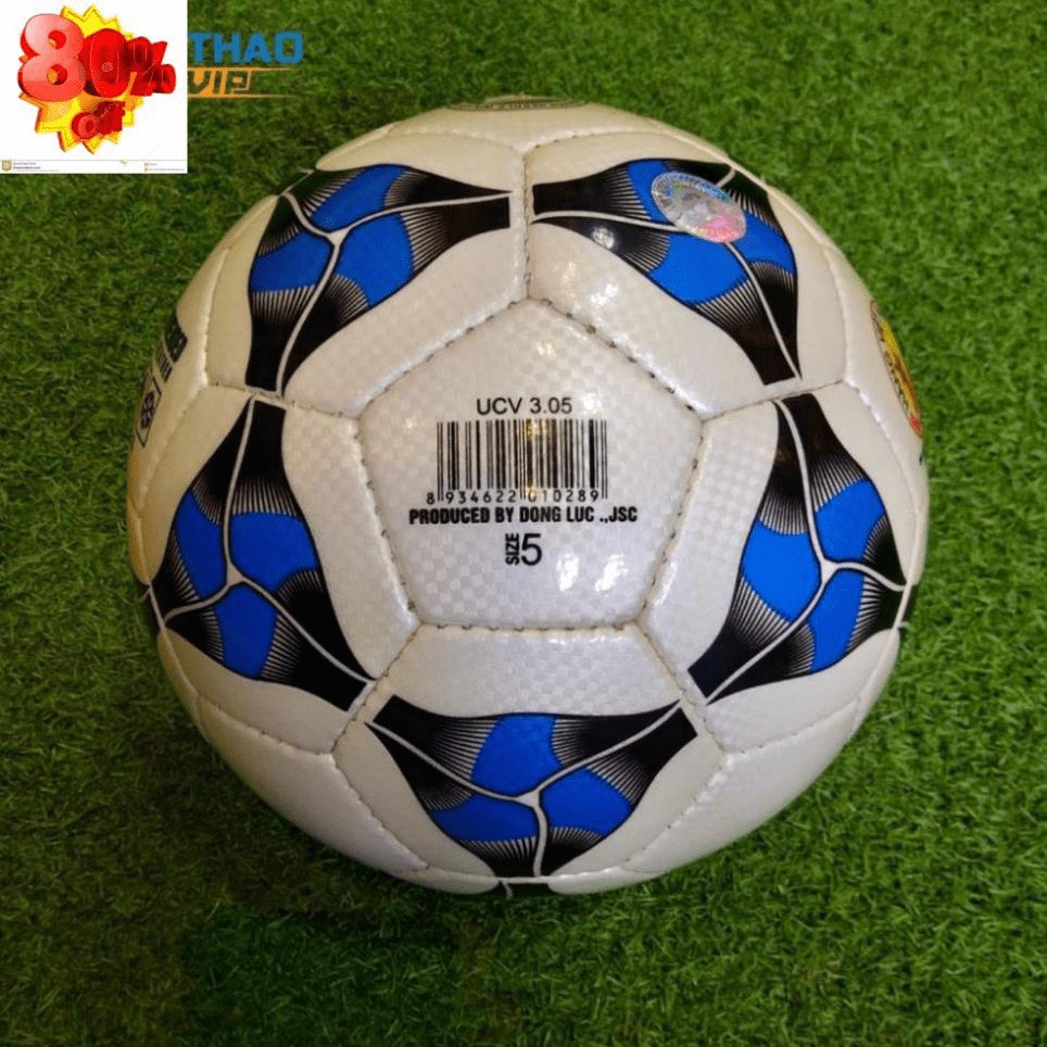 Bóng động lực UCV 3.05 - trắng xanh lam Hot NEW 6 ' $ ' ! . ! bongda