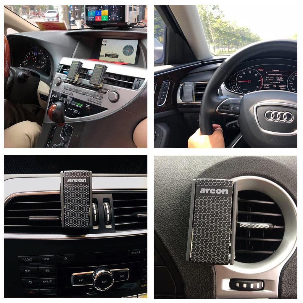 Nước Hoa Ô Tô AREON - Nước Hoa Kẹp Cửa Gió Ô Tô Khử Mùi Xe Nhập Khẩu Bulgaria