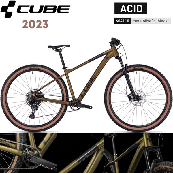 XE ĐẠP MTB CUBE ACID 2023 Metalolive'n'black 604110