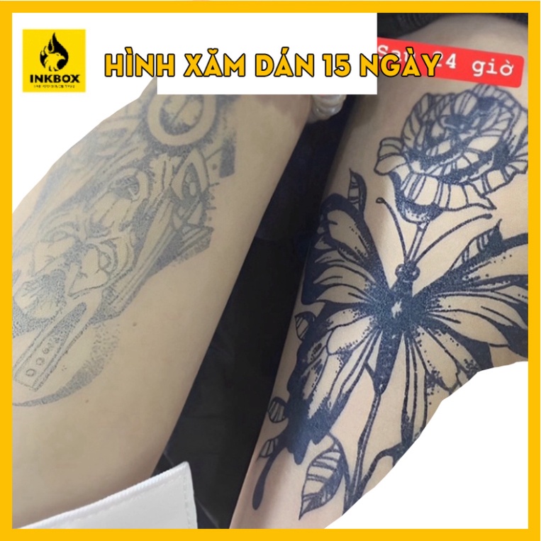 Hình Xăm Dán Tạm Thời Vòng Tay Nhật Cổ 11cm X 18cm Chống Thấm Nước 15 Ngày Hot Trend 2023