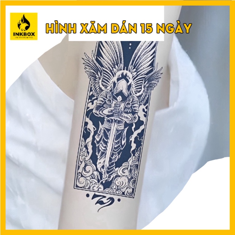 Hình Xăm Dán Tạm Thời Vòng Tay Nhật Cổ 11cm X 18cm Chống Thấm Nước 15 Ngày Hot Trend 2023