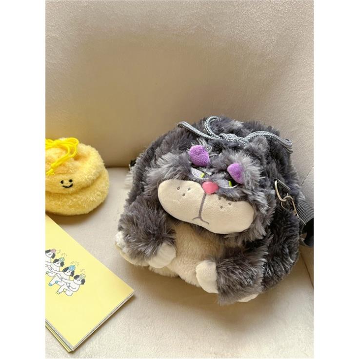 Túi Đeo Chéo Hình Mèo Lucifer Hoạt Hình Dễ Thương Thời Trang Thu Đông Cho Nữ