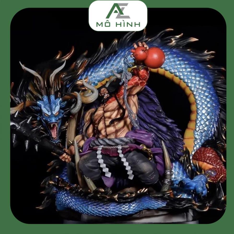 Mô hình One piece - Kaido bách thú dạng rồng kết hợp cực đẹp cao 30cm | Figure anime 7 viên ngọc rồng decor trang trí