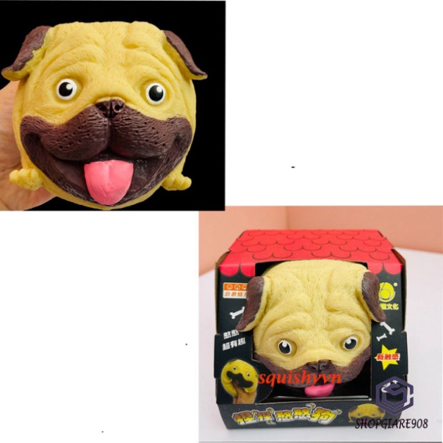 Thú Dẻo Chó Pug Mặt Xệ , giúp làm giảm stress , Xã tress Sau Những Giờ Làm Việc