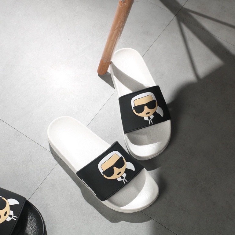 Dép quai ngang nam nữ hình KARL cool ngầu hot 203