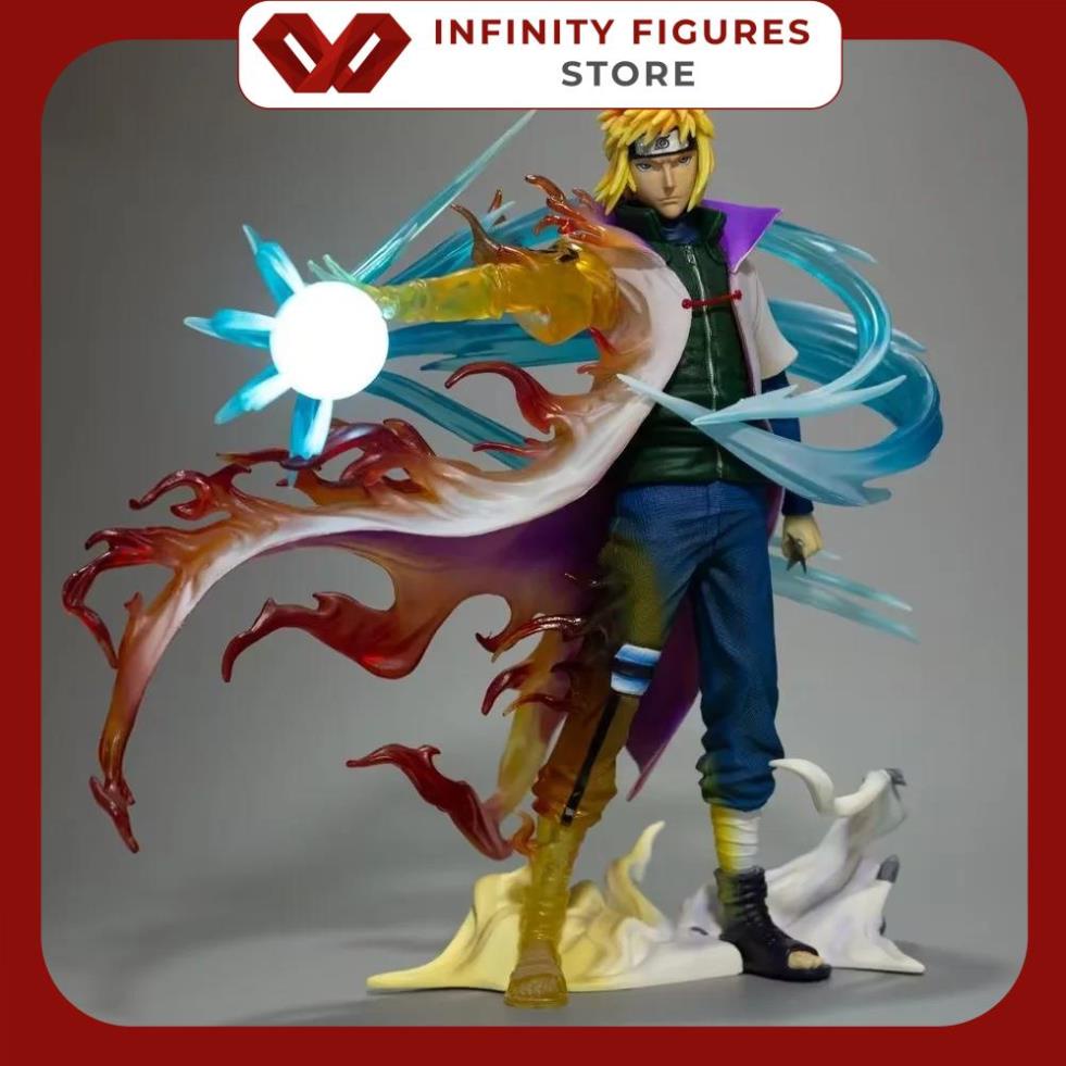 Mô hình nhân vật Minato EVIL hokage đệ tứ KO LED |Figure anime naruto đồ chơi decor trang trí làm quà tặng