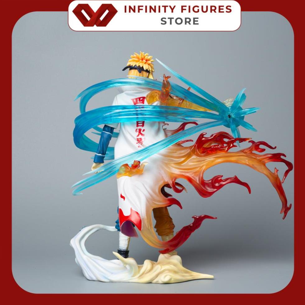 Mô hình nhân vật Minato EVIL hokage đệ tứ KO LED |Figure anime naruto đồ chơi decor trang trí làm quà tặng