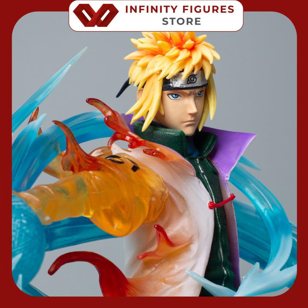 Mô hình nhân vật Minato EVIL hokage đệ tứ KO LED |Figure anime naruto đồ chơi decor trang trí làm quà tặng