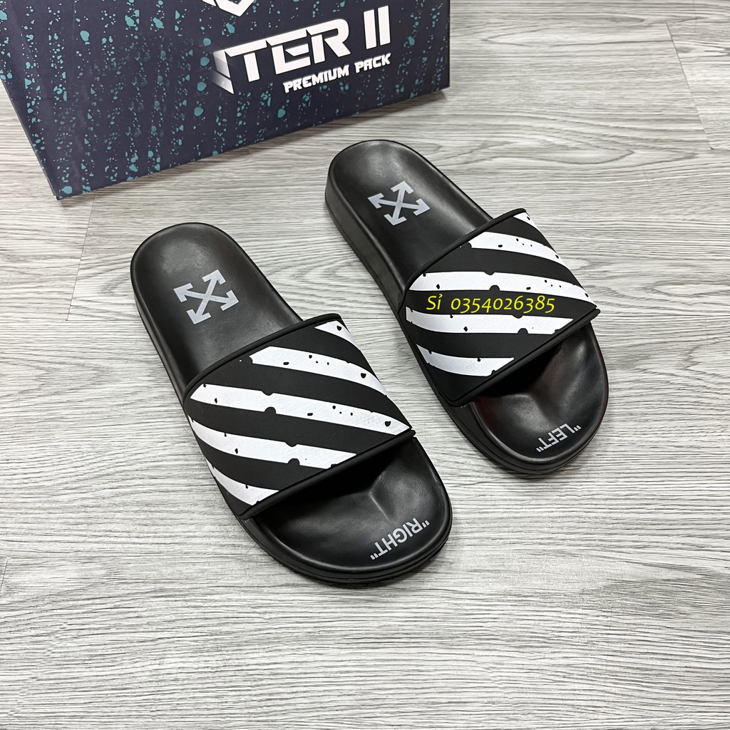 Dép Nam Nữ Quai Ngang OFF WHITE siêu dẹp HOT hè 2023