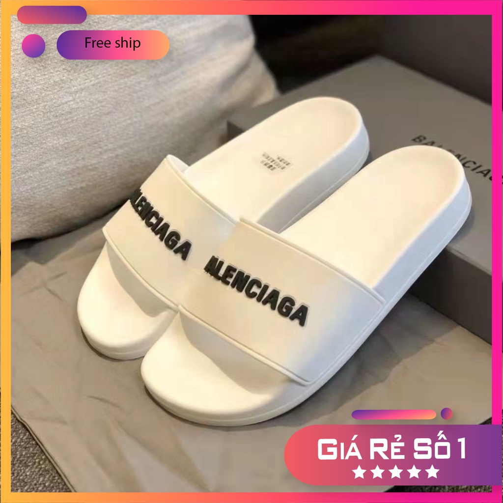 Dép nam quai ngang Balen chữ trắng - dép Balen VIP