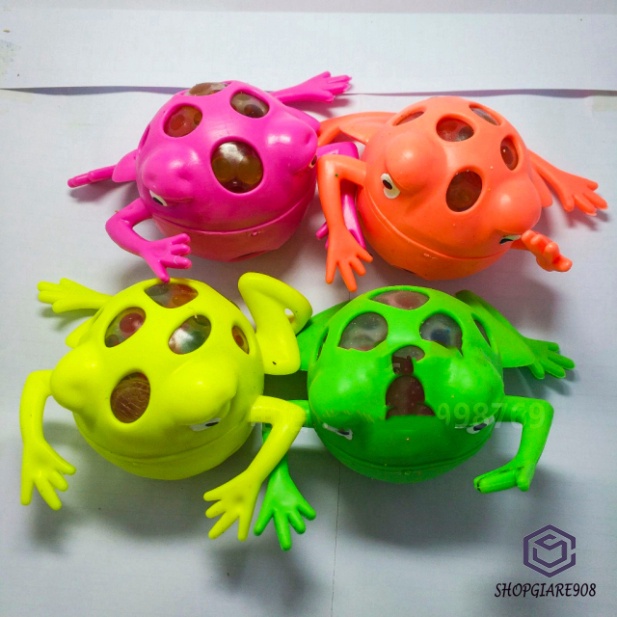Squishy chú ếch xanh ếch ngồi đáy giếng nhỏ nhẹ mềm mại dẻo