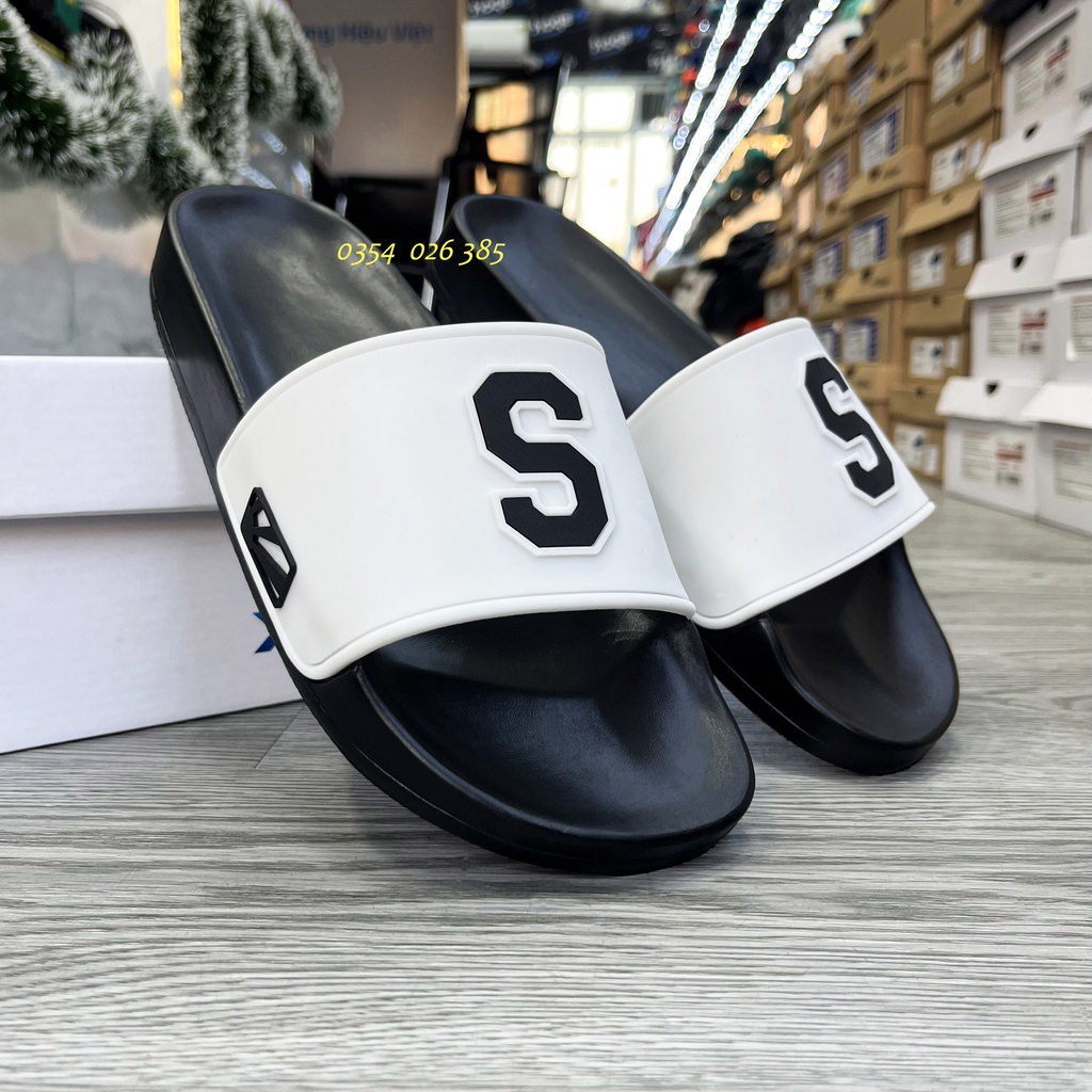 Dép lê thời trang quai ngang nam nữ đẹp chữ S mẫu mới sẵn kho