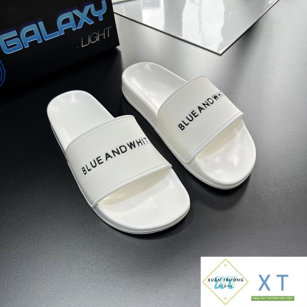Dép Nam Nữ quai ngang BLUE AND WHITE Dép Thời Trang siz 36 - 43