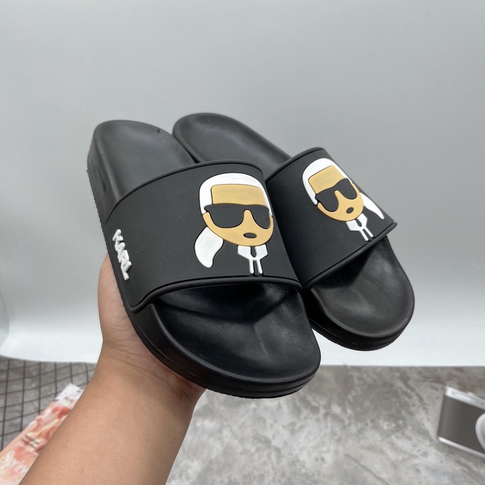 Dép quai ngang nam nữ hình KARL cool ngầu hot 203