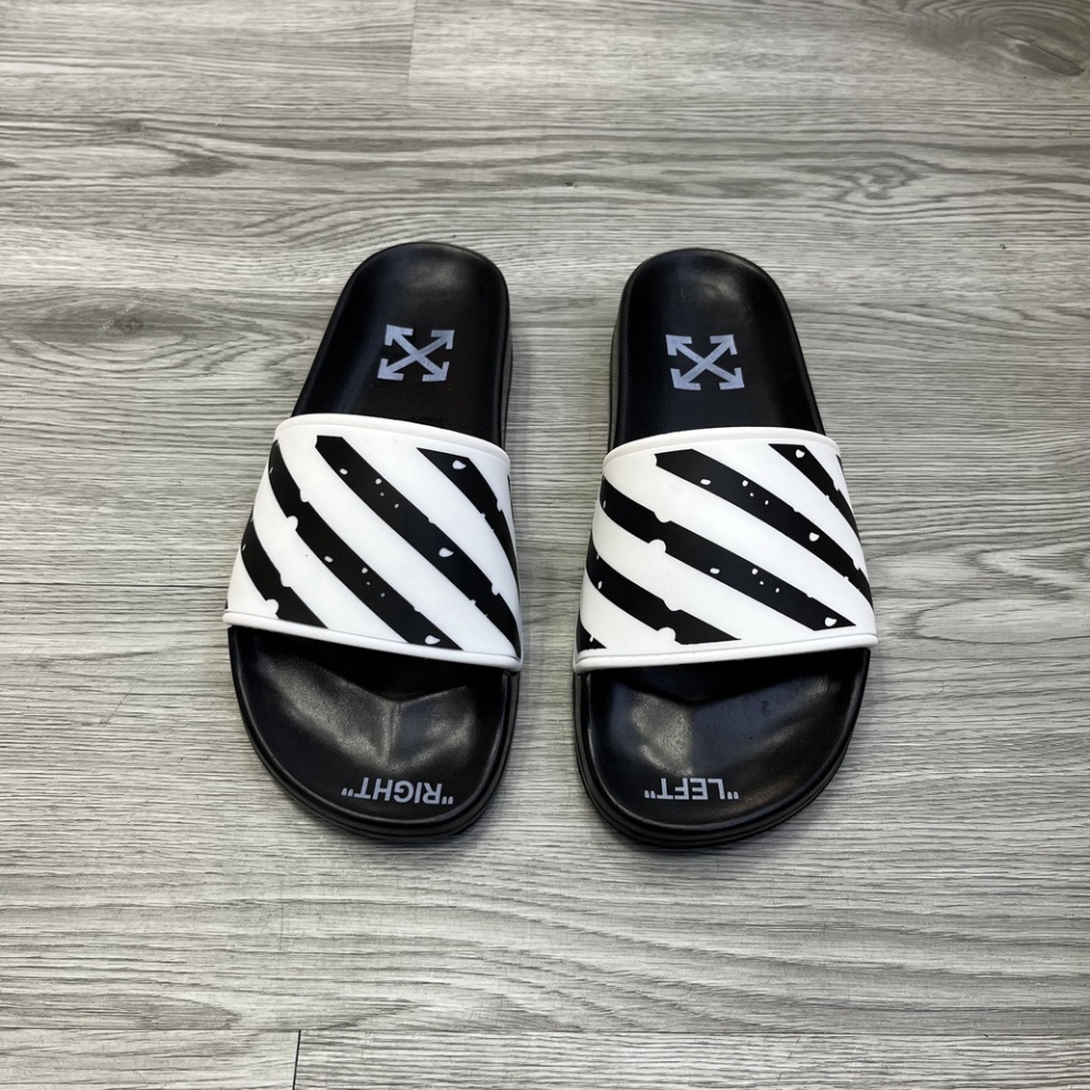 Dép Nam Nữ Quai Ngang OFF WHITE siêu dẹp HOT