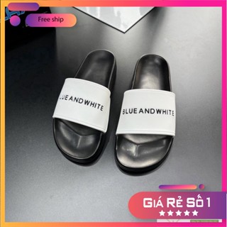 [ TREND ] Dép Nam Nữ quai ngang BLUE AND WHITE Dép Thời Trang siz 36 - 43