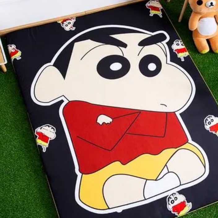 Chăn Bông Mỏng Điều Hòa Nhiệt Độ Hình Shin-chan Dễ Thương Mùa Hè