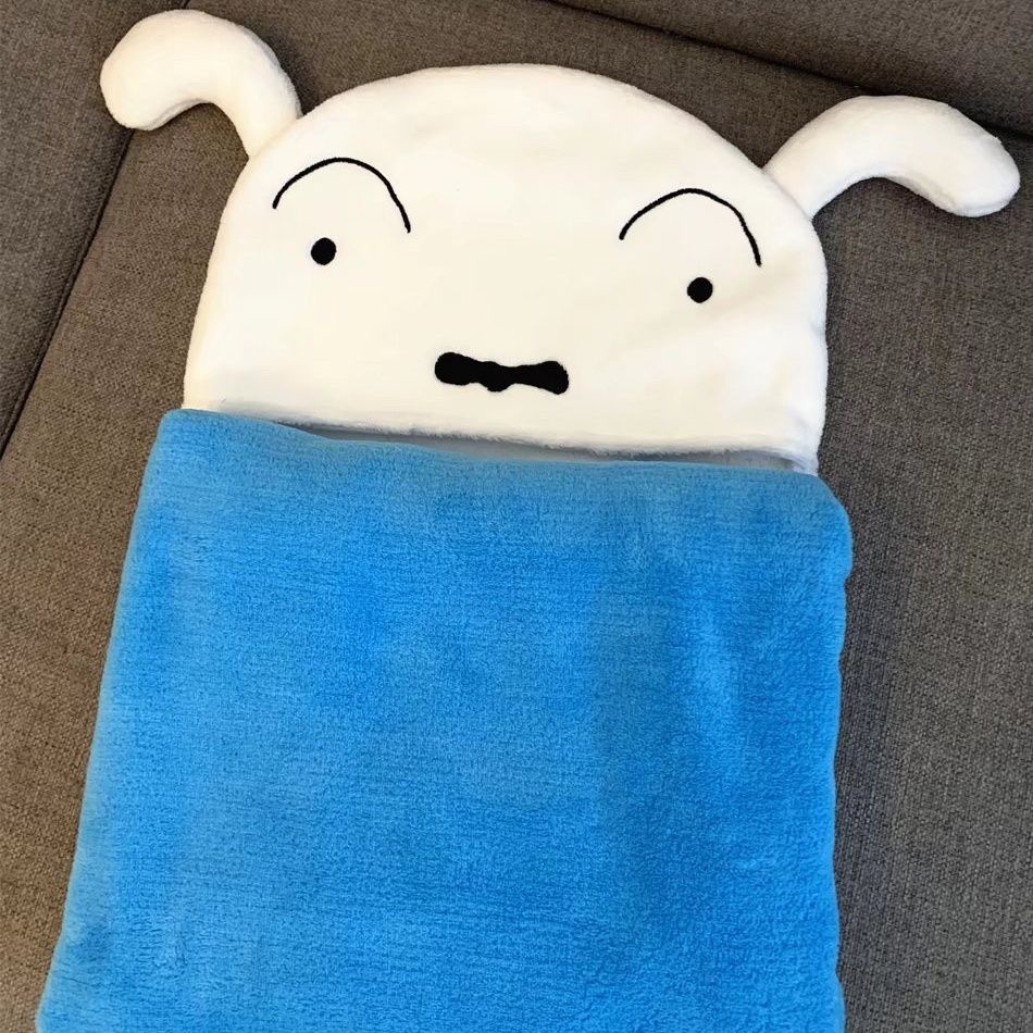 Chăn Bông Hình Cậu Bé Bút Chì shin-chan Dễ Thương Dùng Trong Văn Phòng