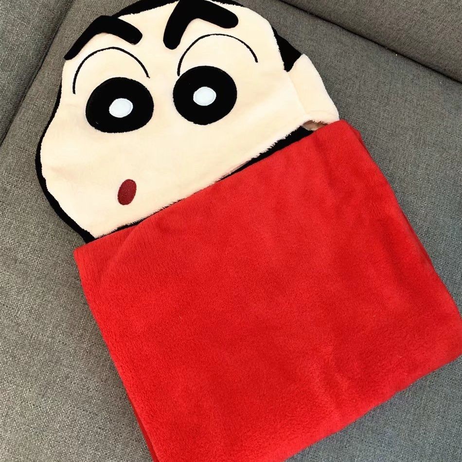 Chăn Bông Hình Cậu Bé Bút Chì shin-chan Dễ Thương Dùng Trong Văn Phòng
