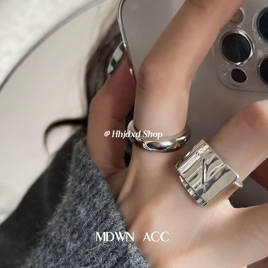 Nhẫn Nữ Xếp Chồng Lên Nhau Phong Cách Retro Chất Lượng Cao