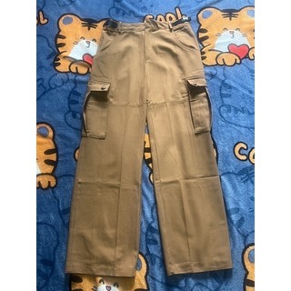    Sẵn   Xả Giá Cực Rẻ Quần Kaki Cargo Túi Hộp Cạp Eo Ống Xuông Rộng Fom Đứng Dành Cho Nam và Nữ 