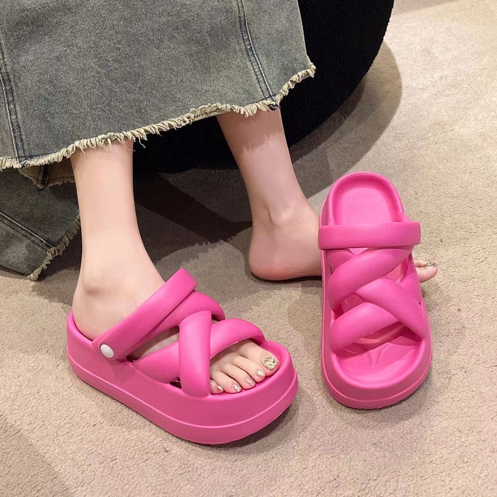 Sandal Đế Dày Thời Trang Mùa Hè 2023 Dành Cho Nữ
