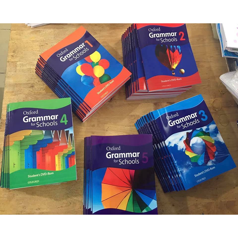 Bộ 5q - Oxford grammar for school +  Tặng File Mp3