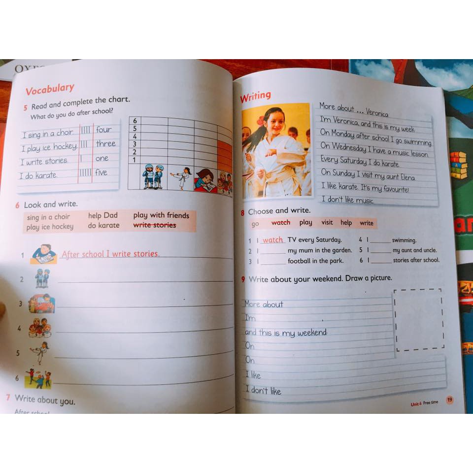 Bộ 6q - Oxford primary skill reading and writing + File MP3