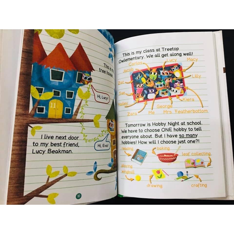 Hàng nhập 15q - Owl Diaries Scholastic