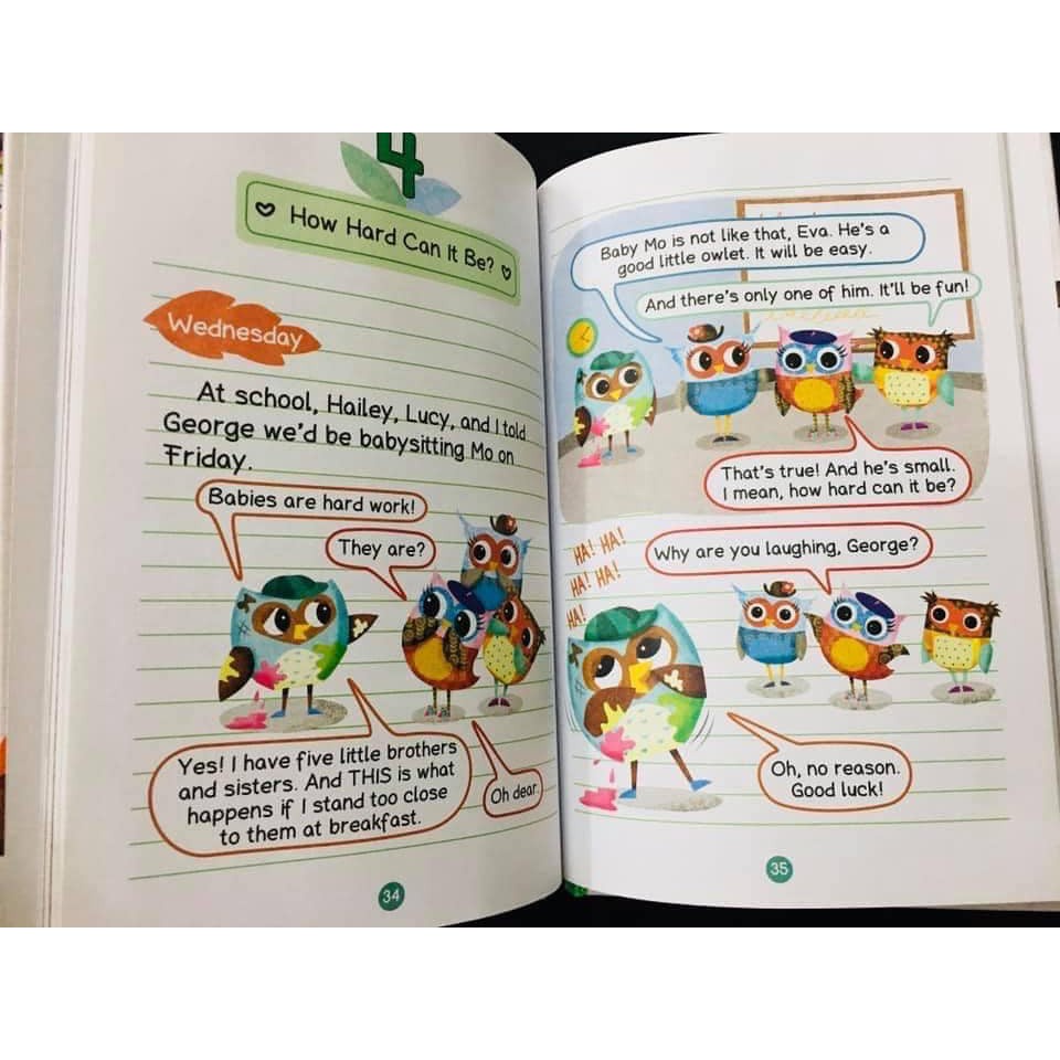 Hàng nhập 15q - Owl Diaries Scholastic