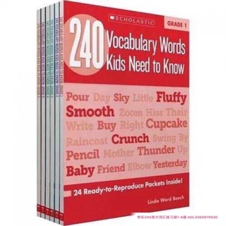 Bộ 6q - 240 Vocabulary words kids need to know