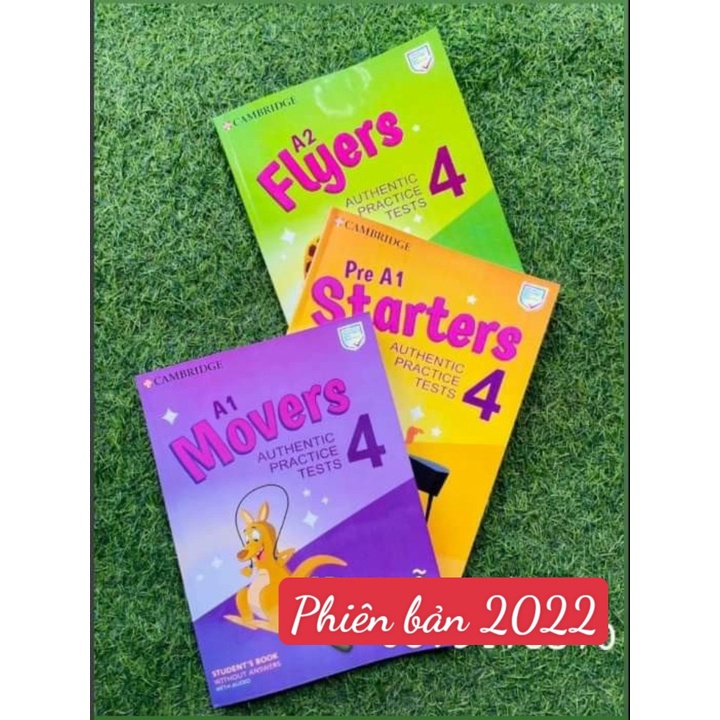Bộ 3q Cambridge English - Starters, Movers, Flyers 4