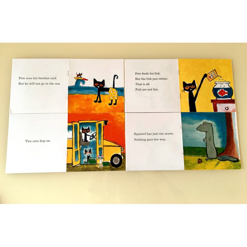 Bản nhập - Bộ 12q - I can read - Pete the cat + File nghe