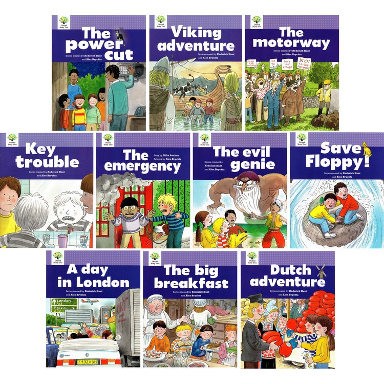 Hàng nhập 52q - The Oxford Story Tree 4-5-6-7 + File MP3