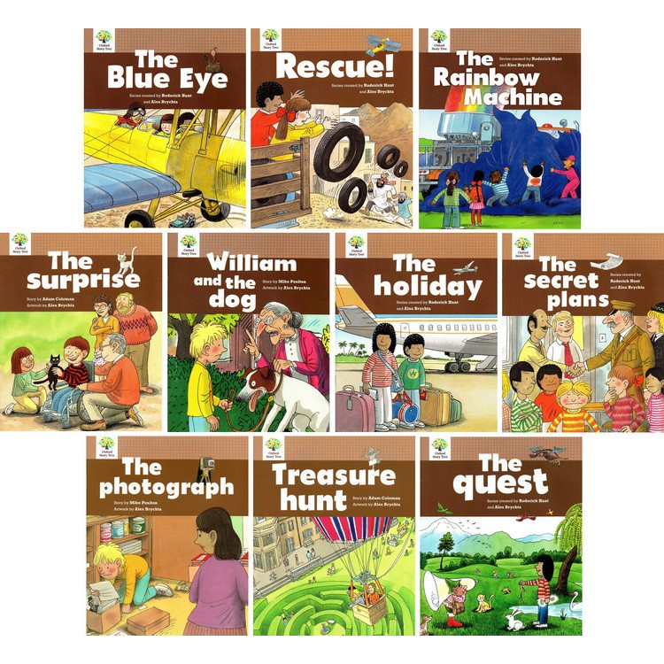 Hàng nhập 52q - The Oxford Story Tree 4-5-6-7 + File MP3