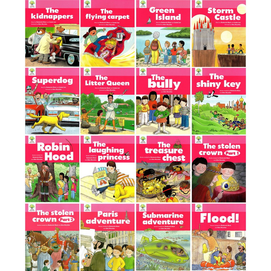 Hàng nhập 52q - The Oxford Story Tree 4-5-6-7 + File MP3