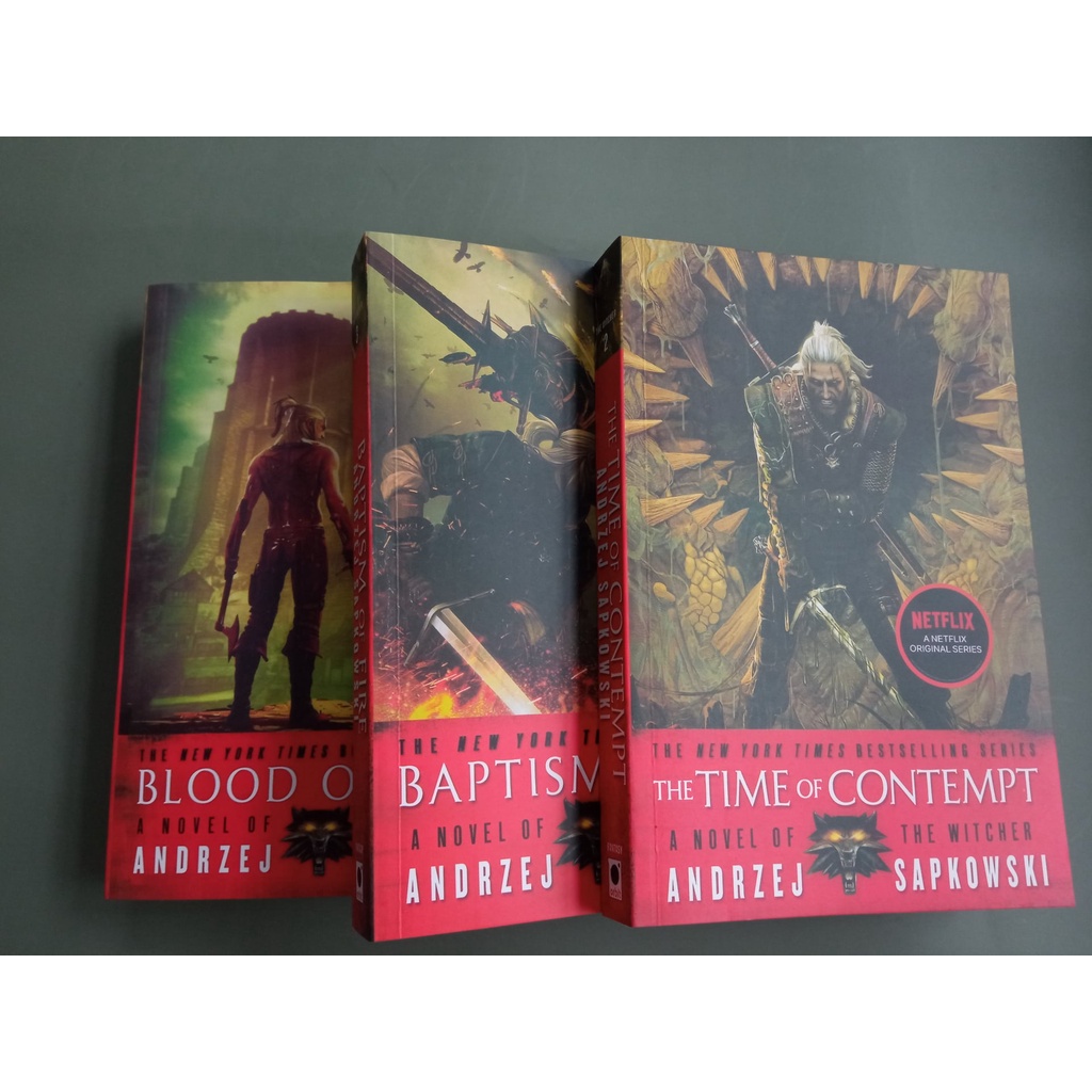 Bản nhập - Full boxset 3c - The Witcher Stories Boxed Set - The Last Wish Sword of Destiny - Hot!!!
