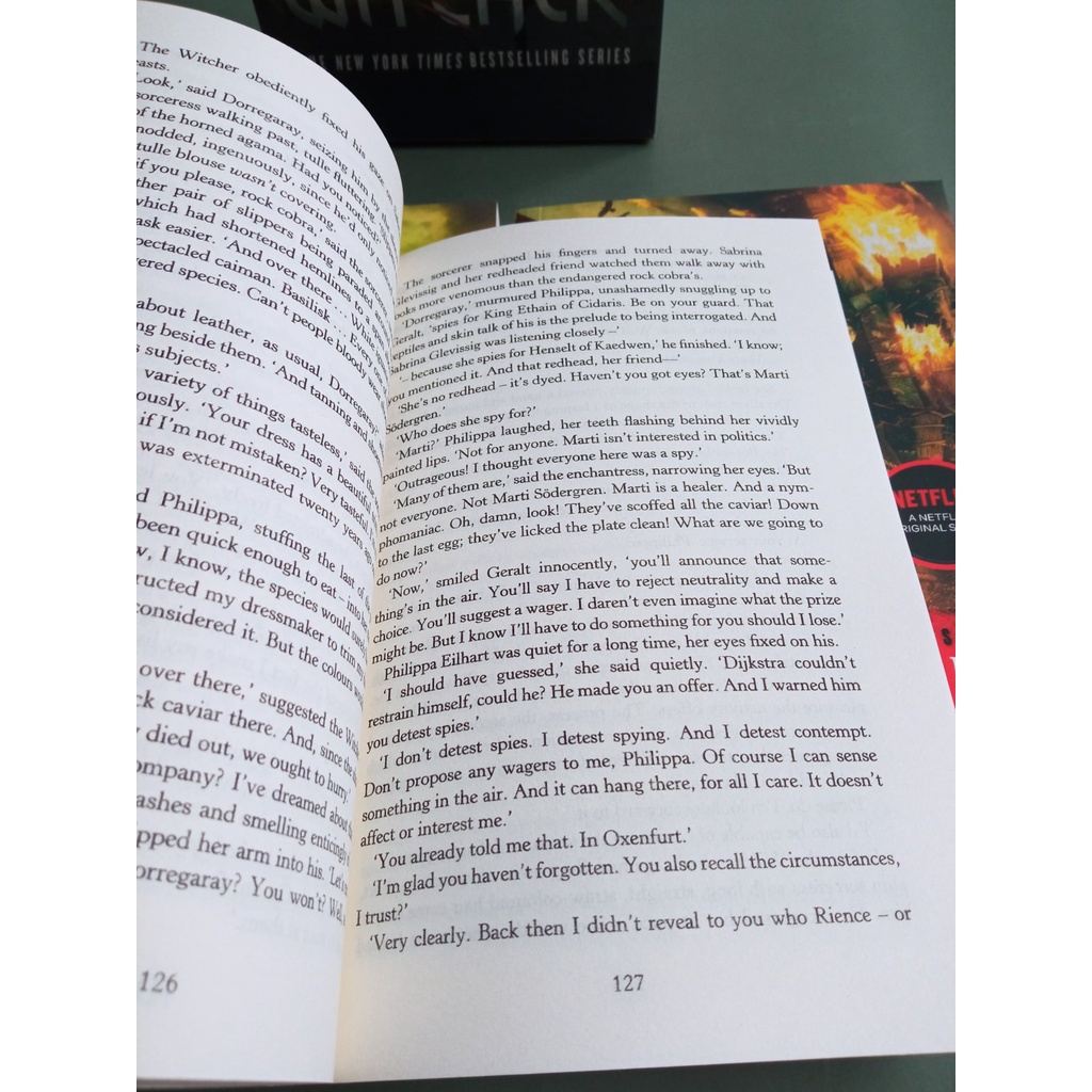 Bản nhập - Full boxset 3c - The Witcher Stories Boxed Set - The Last Wish Sword of Destiny - Hot!!!