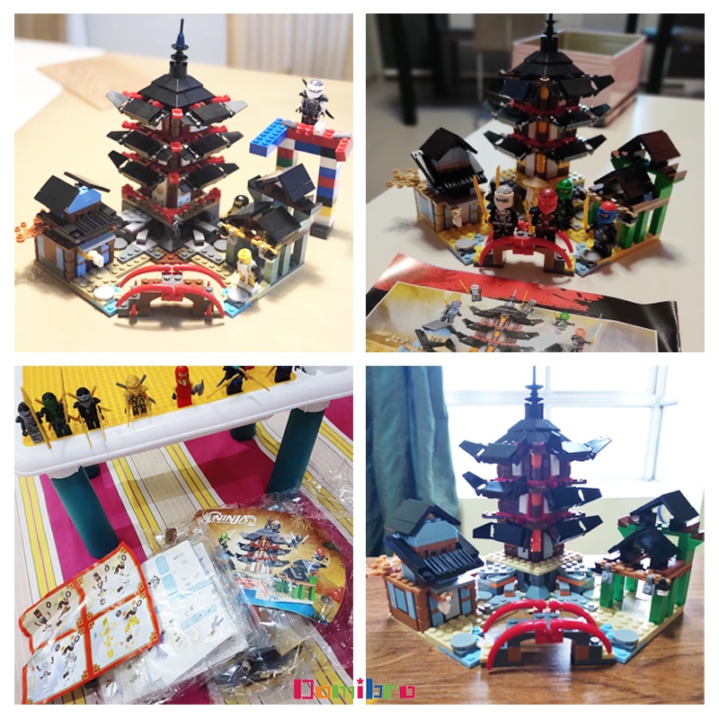 Đồ chơi lắp ráp Ninjago Ngôi Đền Huyền Thoạ bộ đồ chơi xếp hình các nhân vật Ninjago cho bé