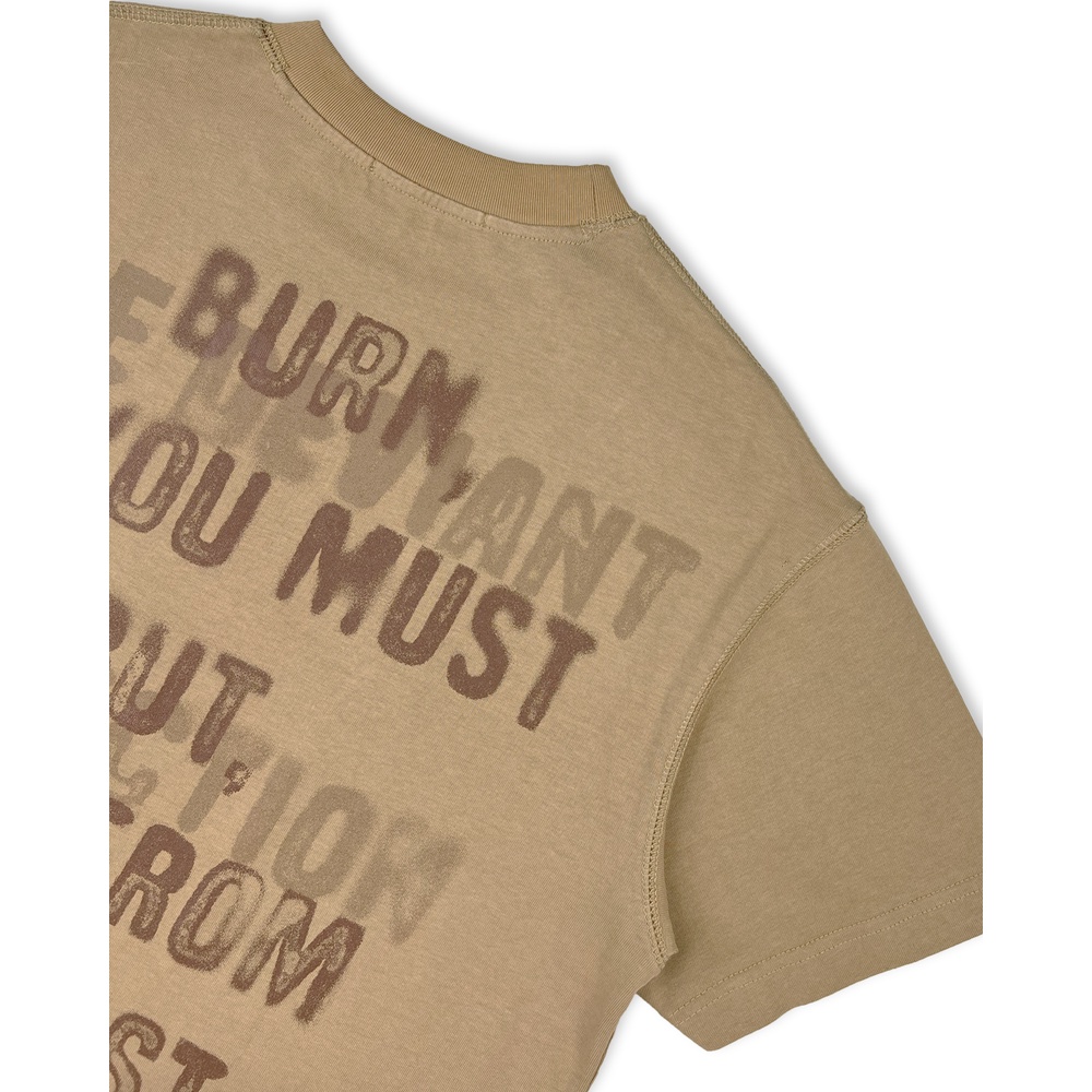 Áo Phông Nam Nữ Unisex "Burning Out Sand T-shirt" 100% Cotton 280gsm Boxy