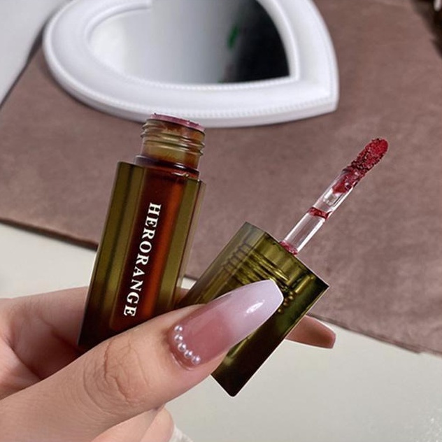 Ranliy💗Son Kem Lì Herorange Lâu Trôi Chống Thấm Nước Hàng Nội Địa Trung