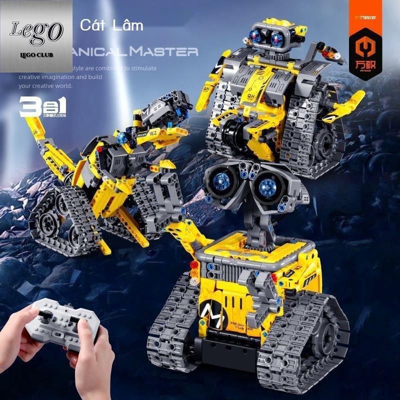 💥Sẵn sàng giao hàng🎊Tương thích LEGO Block Splice Wall Robot Lập trình điều khiển từ xa Kỹ thuật Series Excavator Boy
