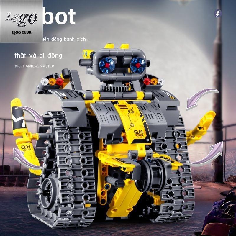 💥Sẵn sàng giao hàng🎊Tương thích LEGO Block Splice Wall Robot Lập trình điều khiển từ xa Kỹ thuật Series Excavator Boy