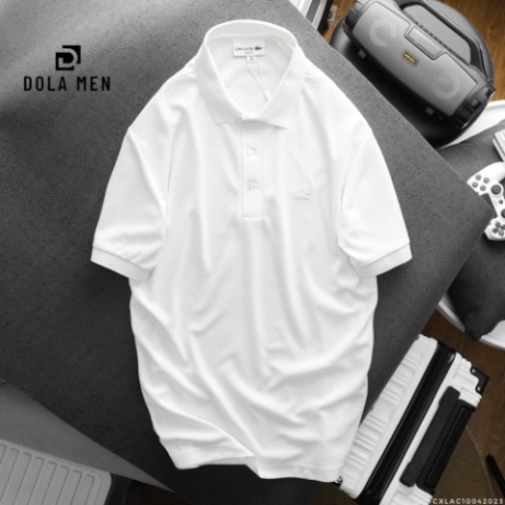 Áo Thun Nam Slimfit POLO BASIC LACOSTE GOLF TRƠN khuy màu Xà Cừ Logo thêu dáng dài 6 màu hàng xuất xịn Có Big Size