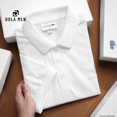 Áo Thun Nam Slimfit POLO BASIC LACOSTE GOLF TRƠN NÚT KHẮC Vải Pique Cao Cấp Mềm dáng dài 5 màu hàng xuất xịn Chuẩn Hãng