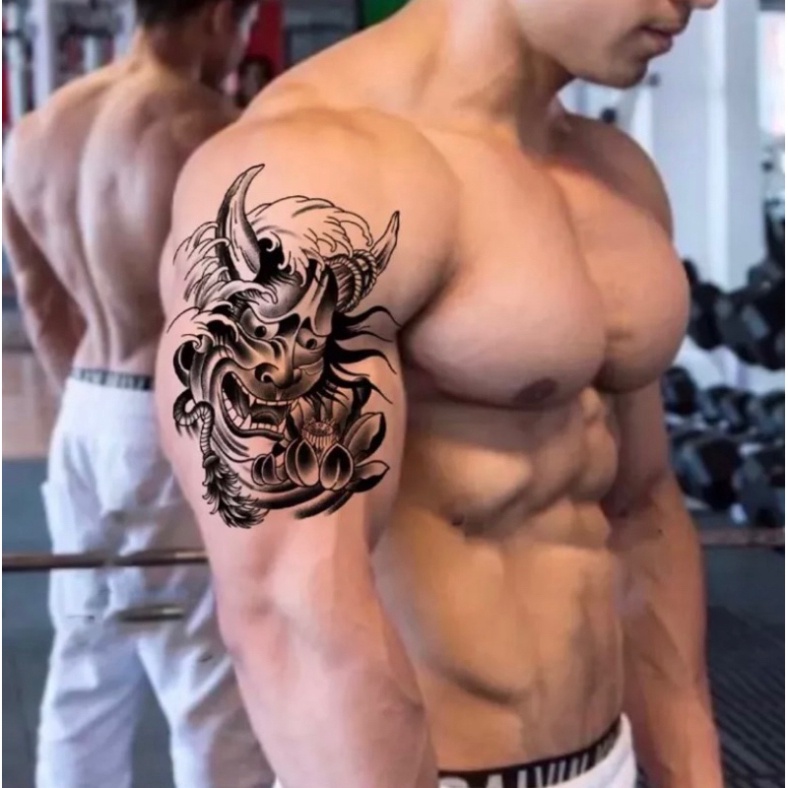 Hình Xăm Dán Tạm Thời Quan Vũ 11cm X 18cm Chống Thấm Nước 15 Ngày Hot Trend 2023