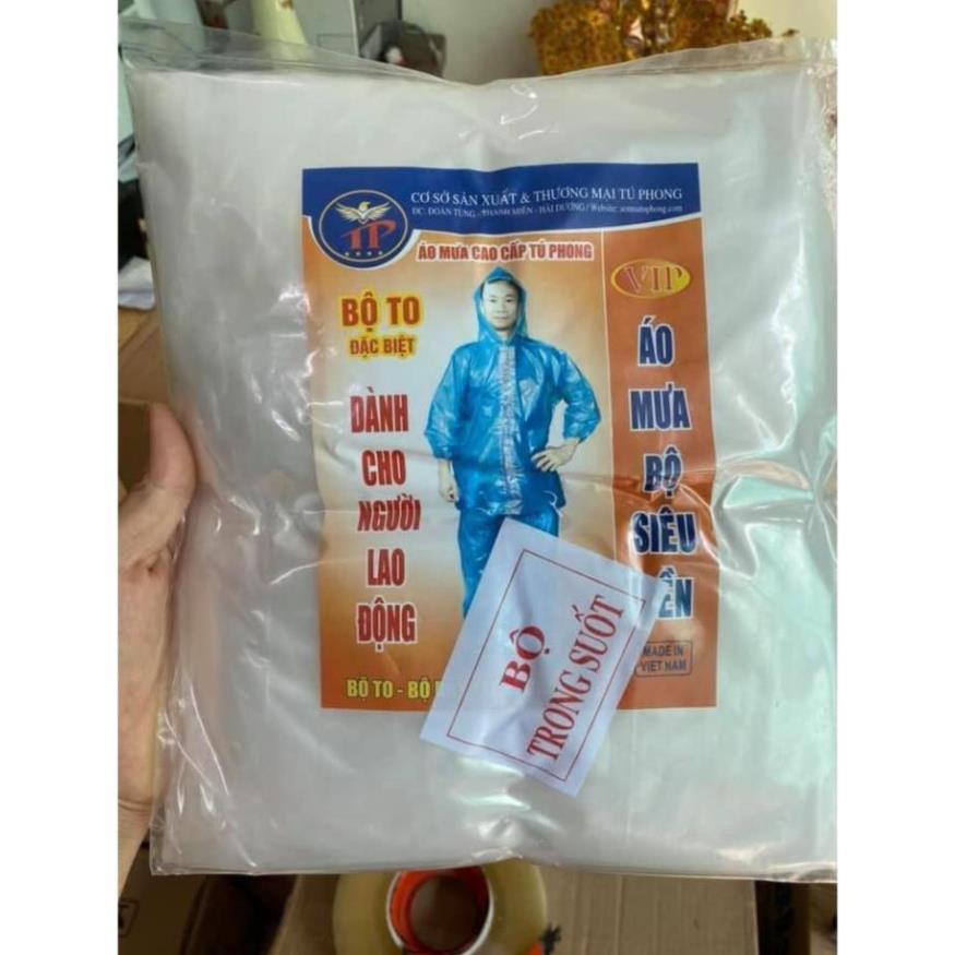 QUẦN ÁO MƯA SIÊU DAI,SIÊU BỀN TRONG SUỐT