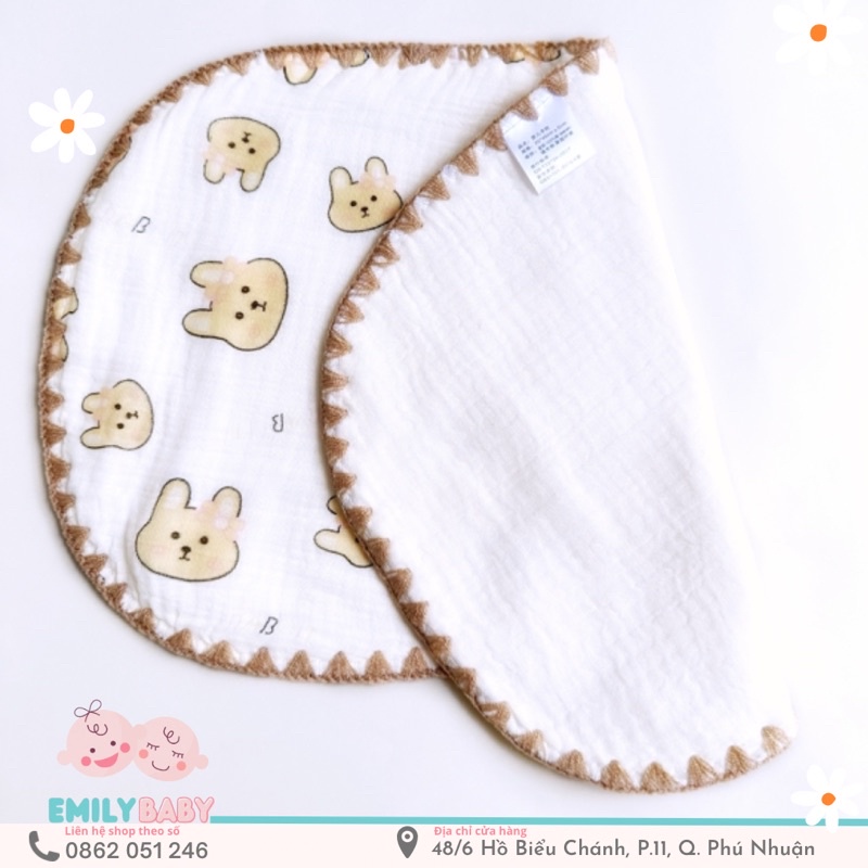 Gối xô 10 lớp thấm hút mồ hôi, mềm mại cho bé từ sơ sinh