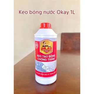 [Tặng cọ] Keo Bóng Nước Chống Thấm OKaypaint 1 Lít